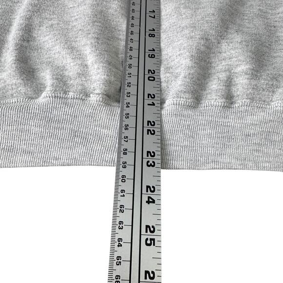 Vintage Peanuts Charlie Brown Cartoon Sweatshirt Women’s Large Gray Embroidered - Picture 9 of 9